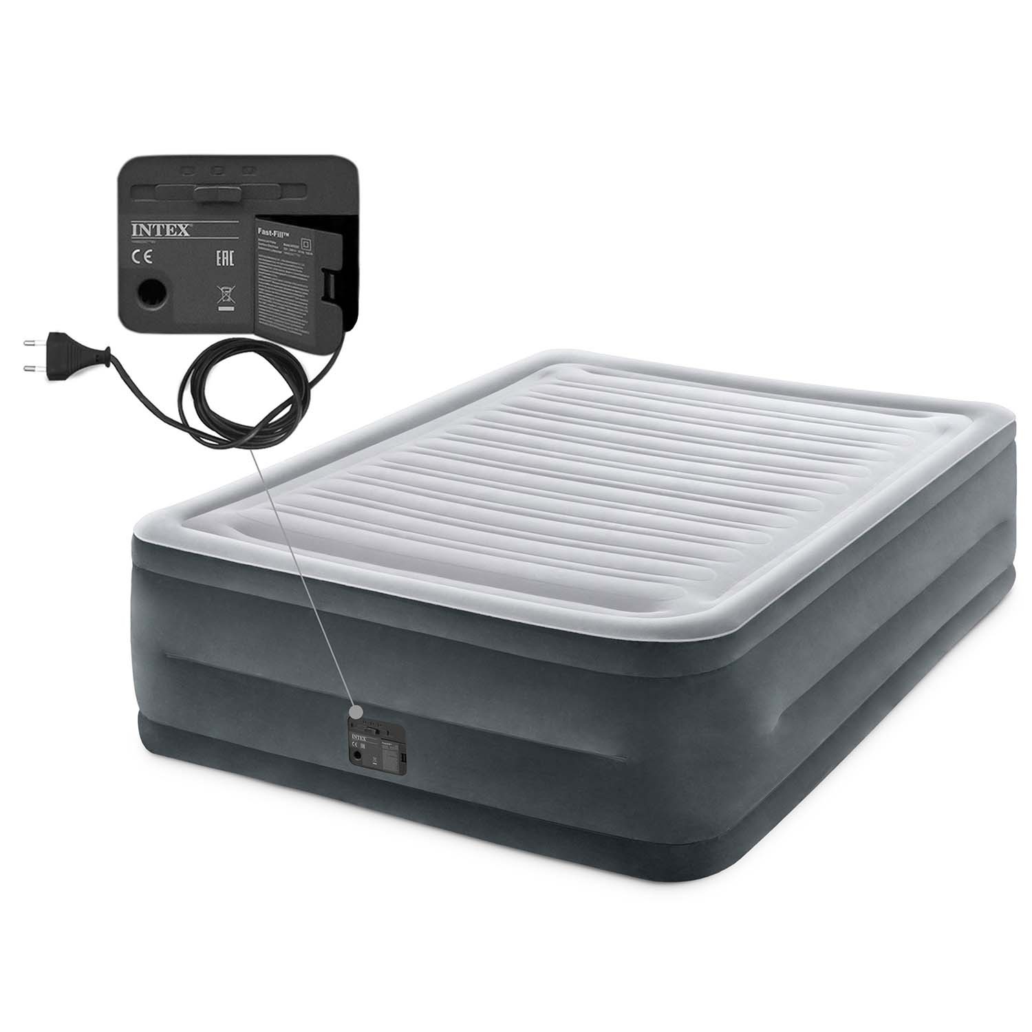 Täispuhutav madrats 203x152x56cm sisseehitatud elektripumbaga INTEX 64418 - Image 2