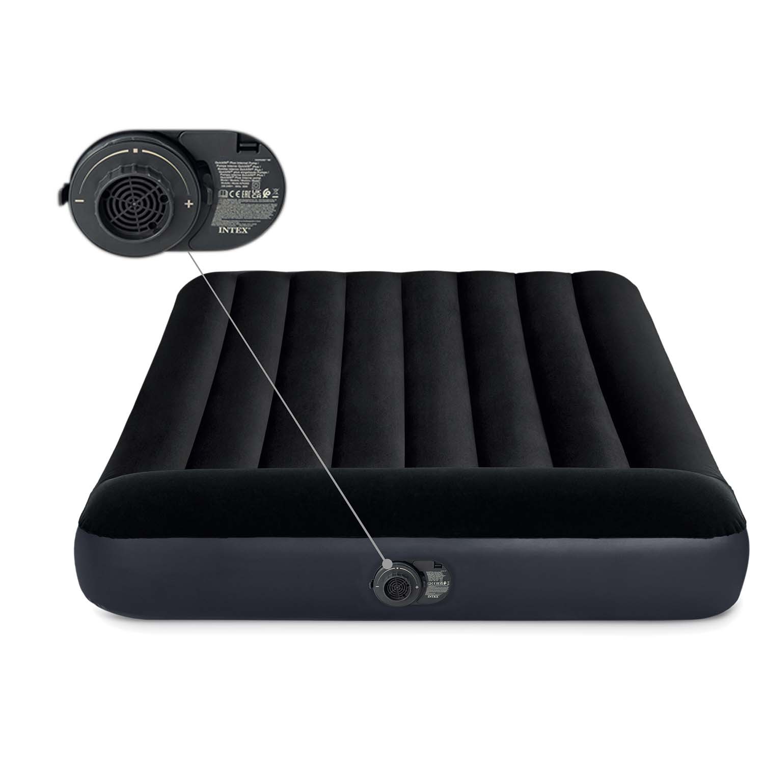 Täispuhutav madrats 191x137x25 cm sisseehitatud elektripumbaga INTEX 64148 - Image 3