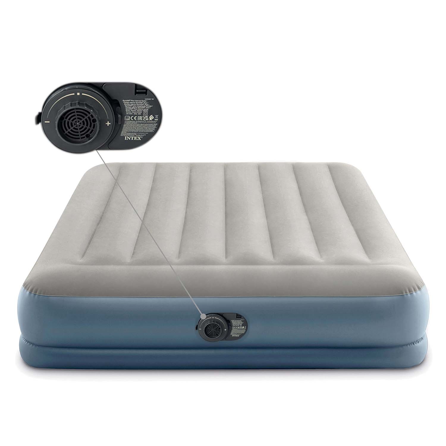 Täispuhutav madrats 203x152x30 cm sisseehitatud elektripumbaga INTEX 64118 - Image 5
