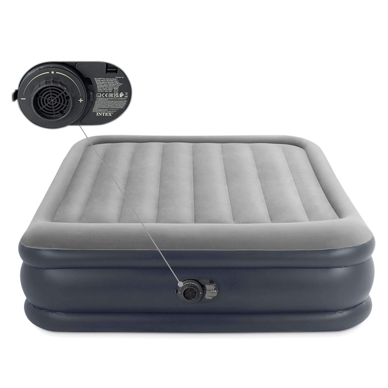 Täispuhutav madrats 203x152x42 cm sisseehitatud elektripumbaga INTEX 64136ND - Image 2