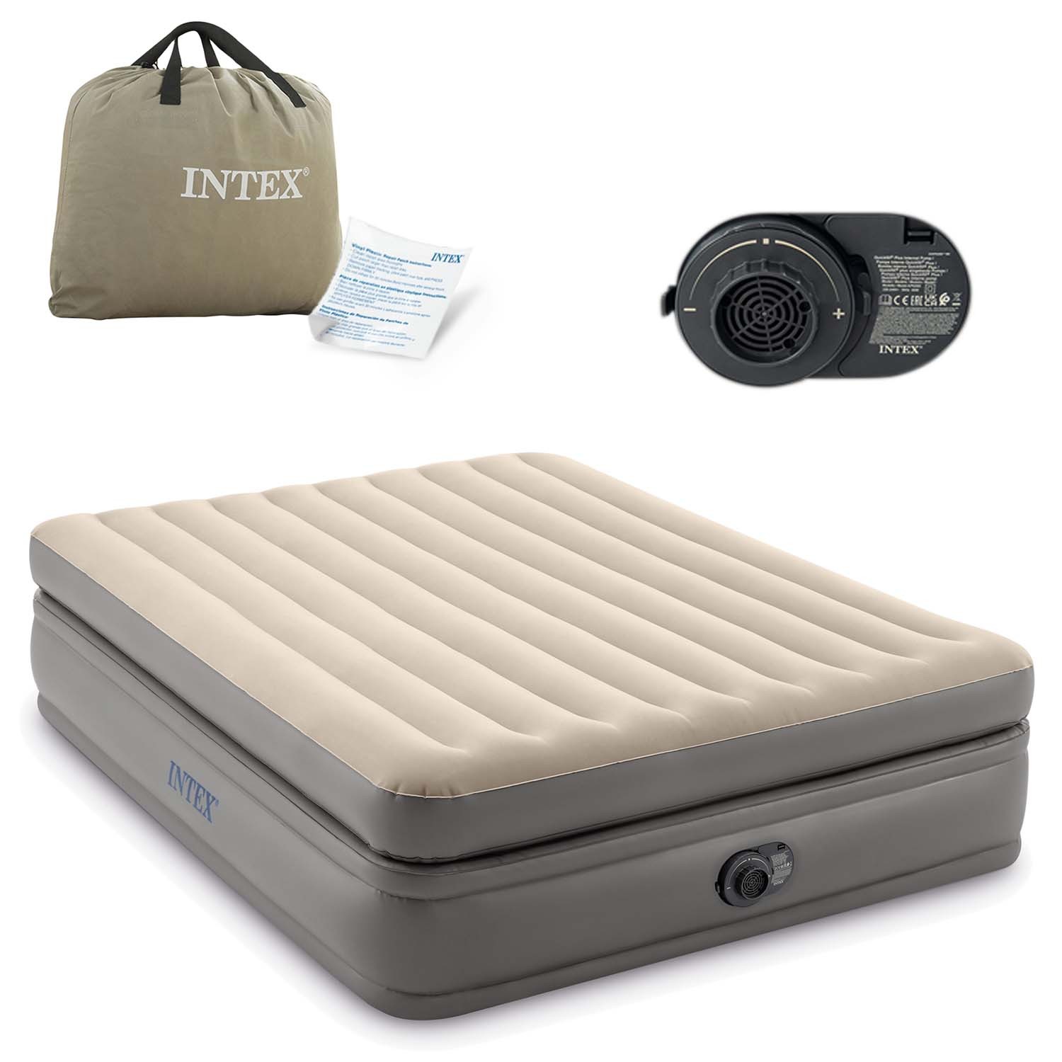 Täispuhutav madrats 203x152x51 cm sisseehitatud elektripumbaga INTEX 64164ND