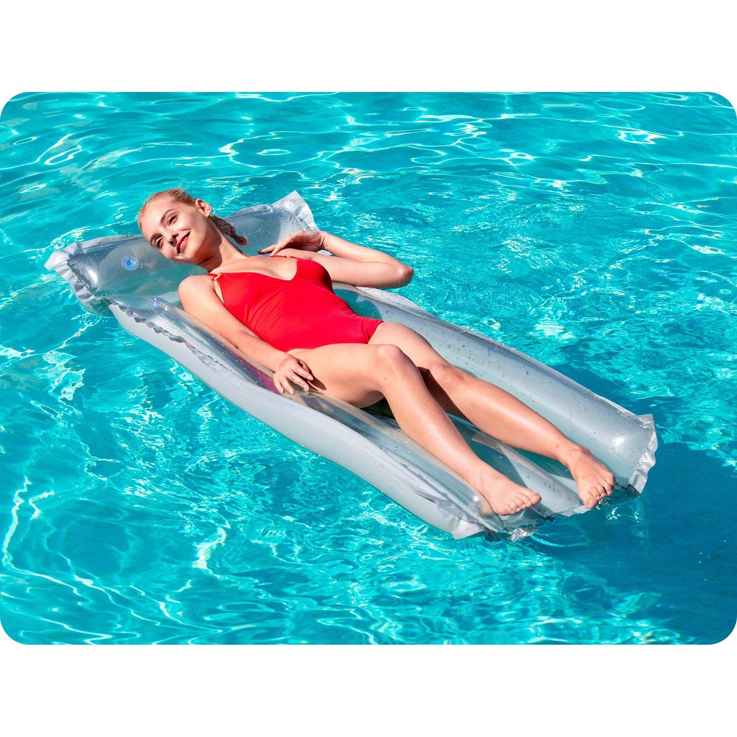 Deluxe rannamadrats 4 värvitoonis 183 x 76 cm Bestway 44013 oranž - Image 6