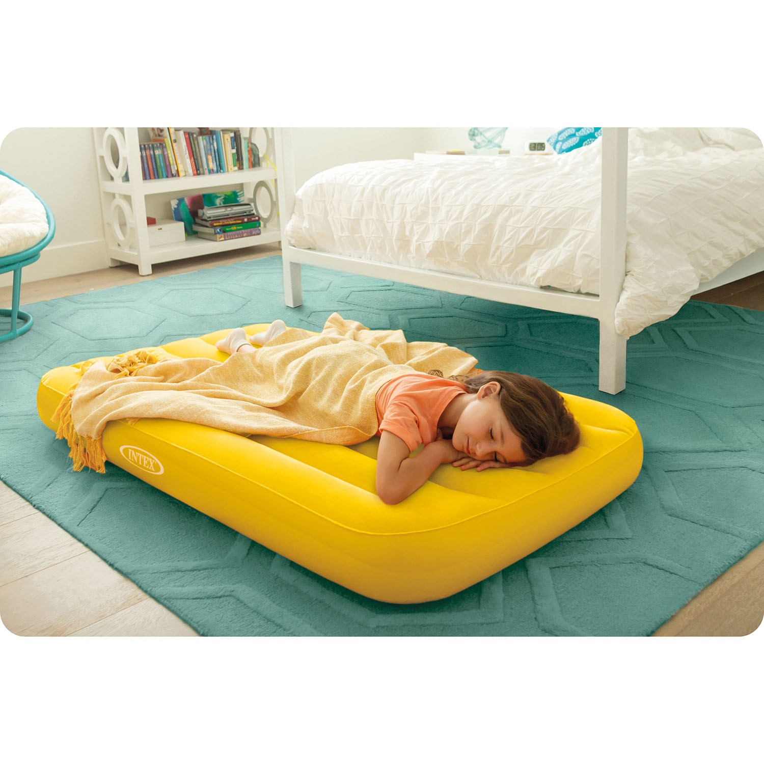 Täispuhutav madrats 157x88x18 cm üheinimesevoodi INTEX 66803 - Image 2