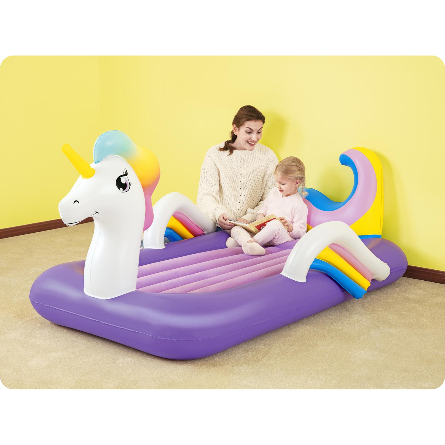 Ükssarviku õhkmadrats 196x104x84 cm üheinimesevoodi Bestway 67713 - Image 7