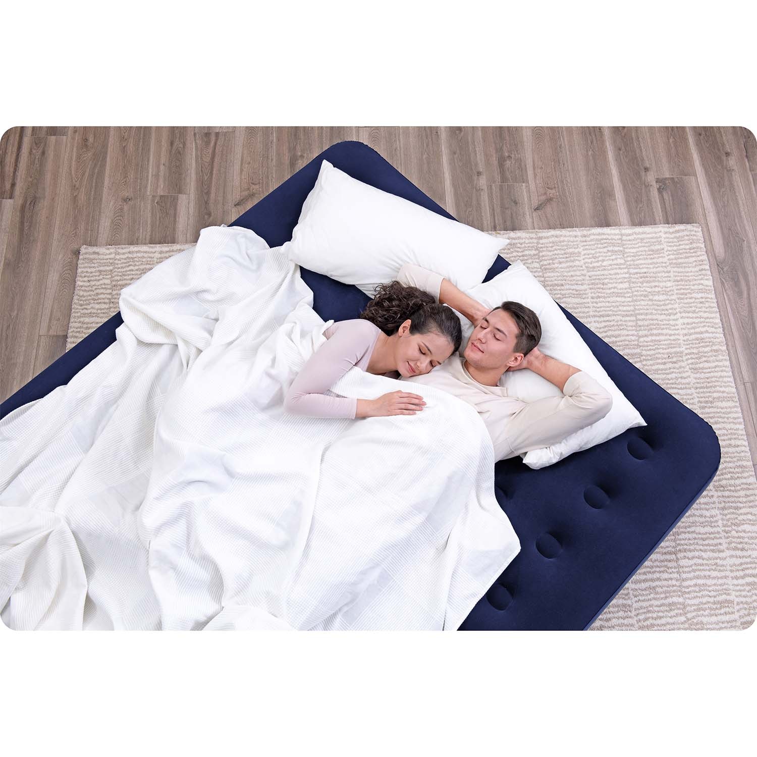 Täispuhutav madrats 203x183x22 cm kaheinimesevoodi Bestway 67004 - Image 4