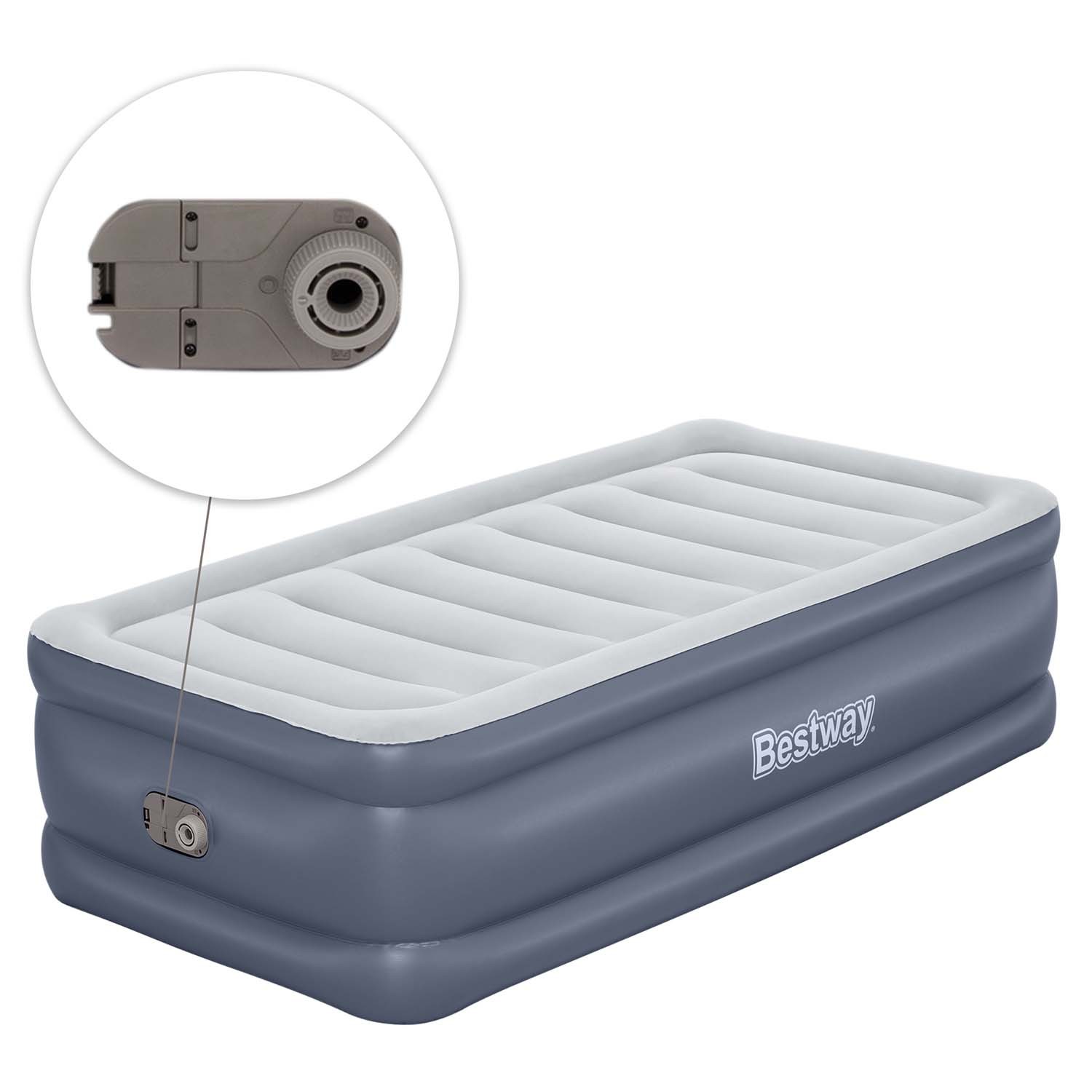 Täispuhutav madrats 191x97x51 cm sisseehitatud elektripumbaga Bestway 6713G - Image 6