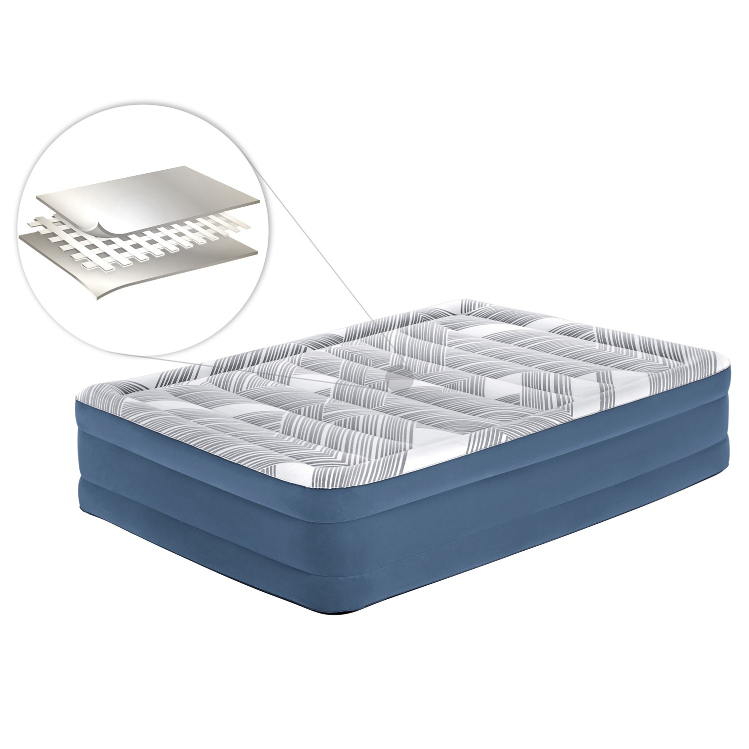 Täispuhutav madrats 203x152x46 cm sisseehitatud elektripumbaga Bestway 6713C - Image 5