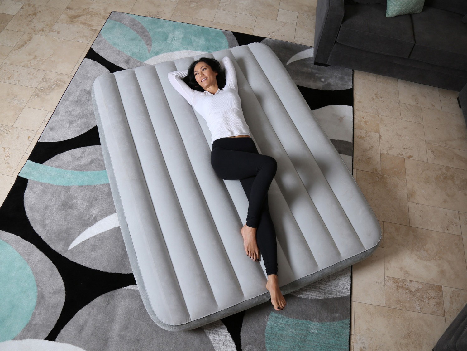 Queen-suuruses sametmadrats 203 x 152 x 25 cm Bestway 67541 - Image 7