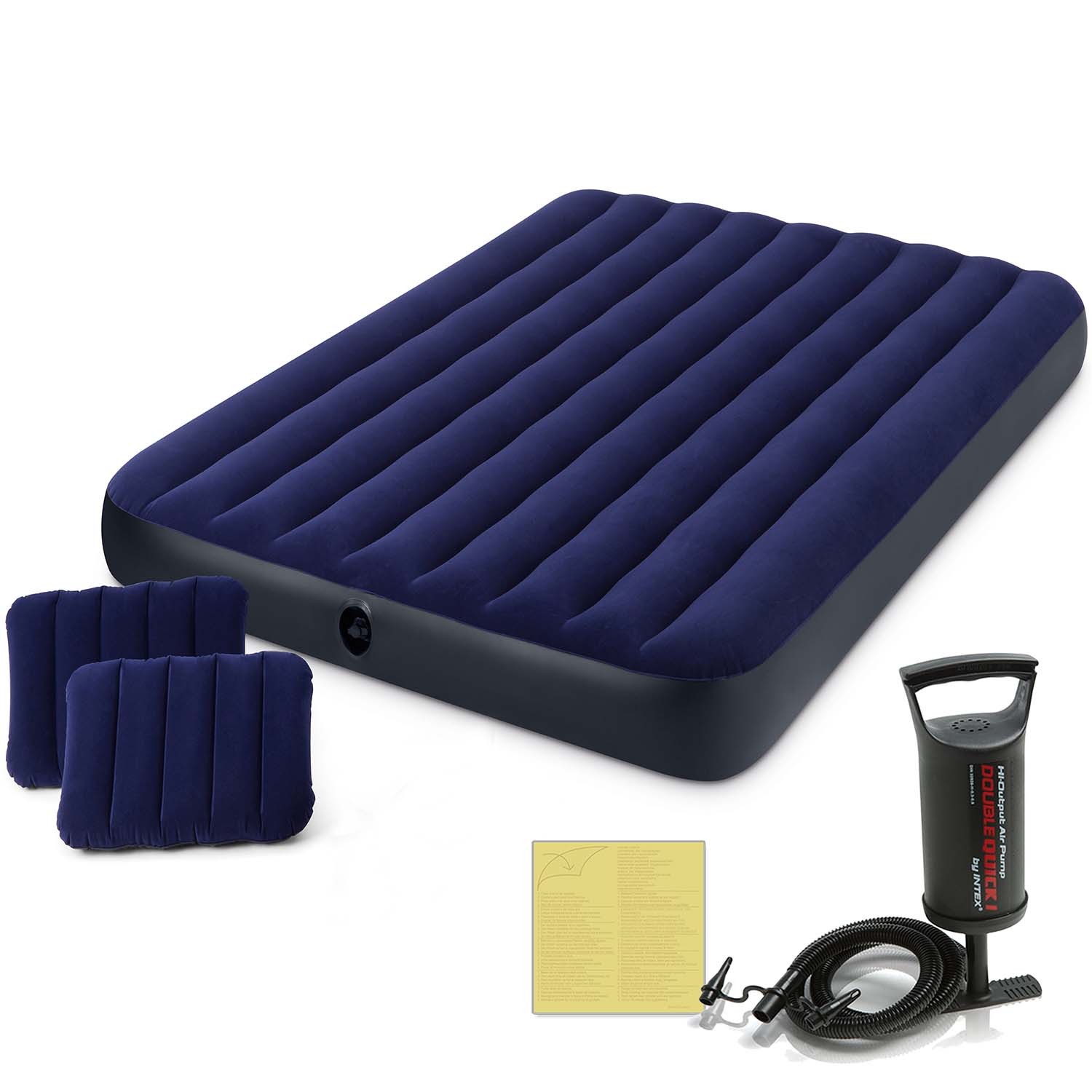 Täispuhutav madrats 203x152x22 cm kolbpumbaga INTEX 68765