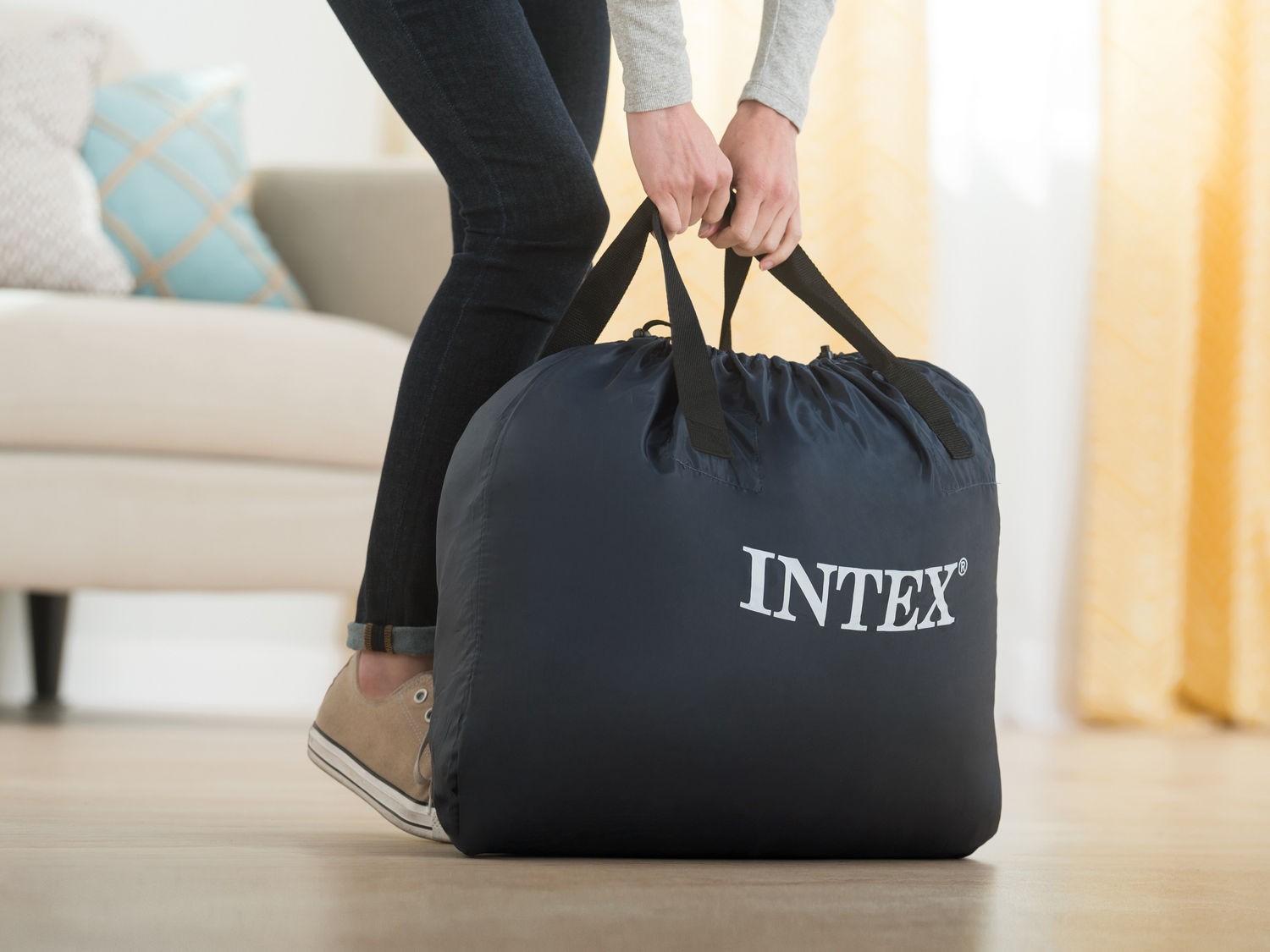 Sametmadrats elektripumbaga 203 x 152 x 42 cm INTEX 64458 - Image 9