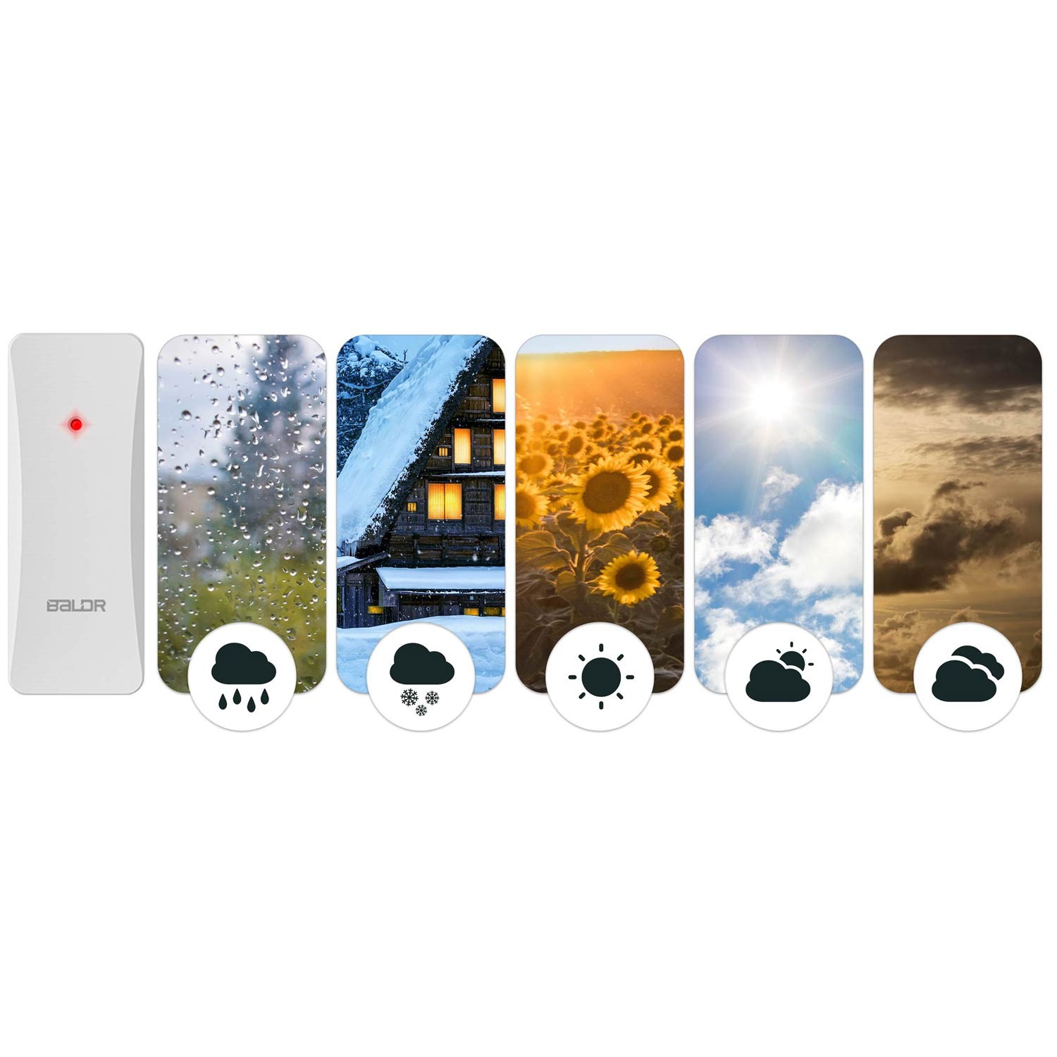 BALDR ilmajaama saatja valge - Image 5