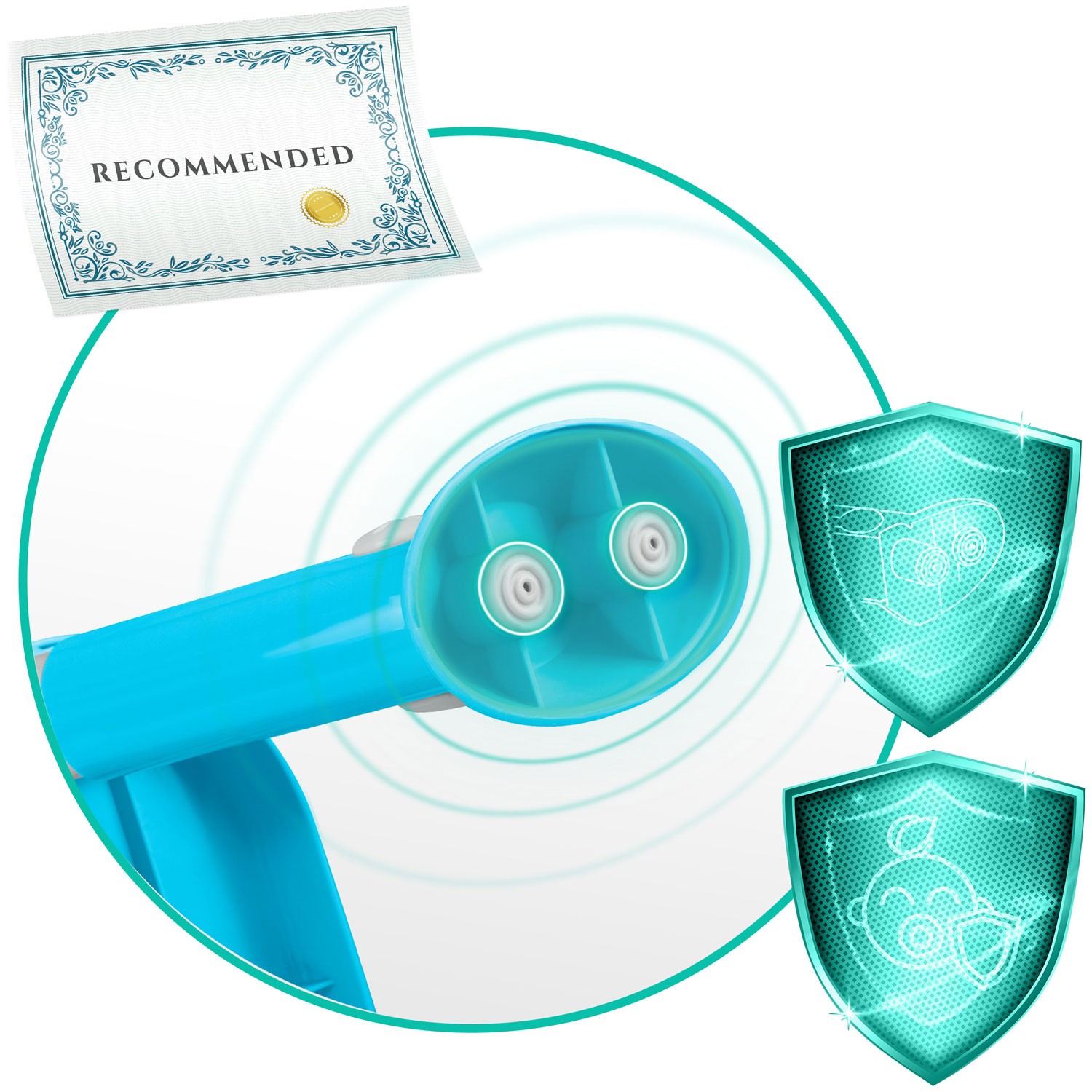 Ricokids 729200 karukujuline tualettpoti kate redeliga, sinine - Image 6