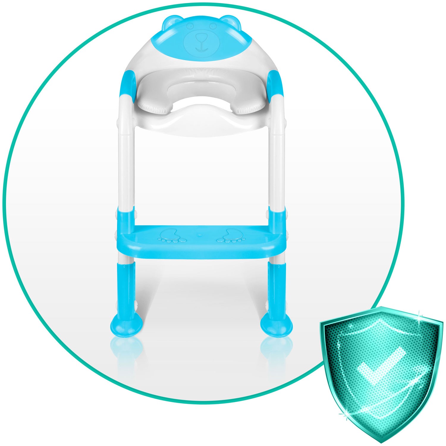 Ricokids 729200 karukujuline tualettpoti kate redeliga, sinine - Image 8