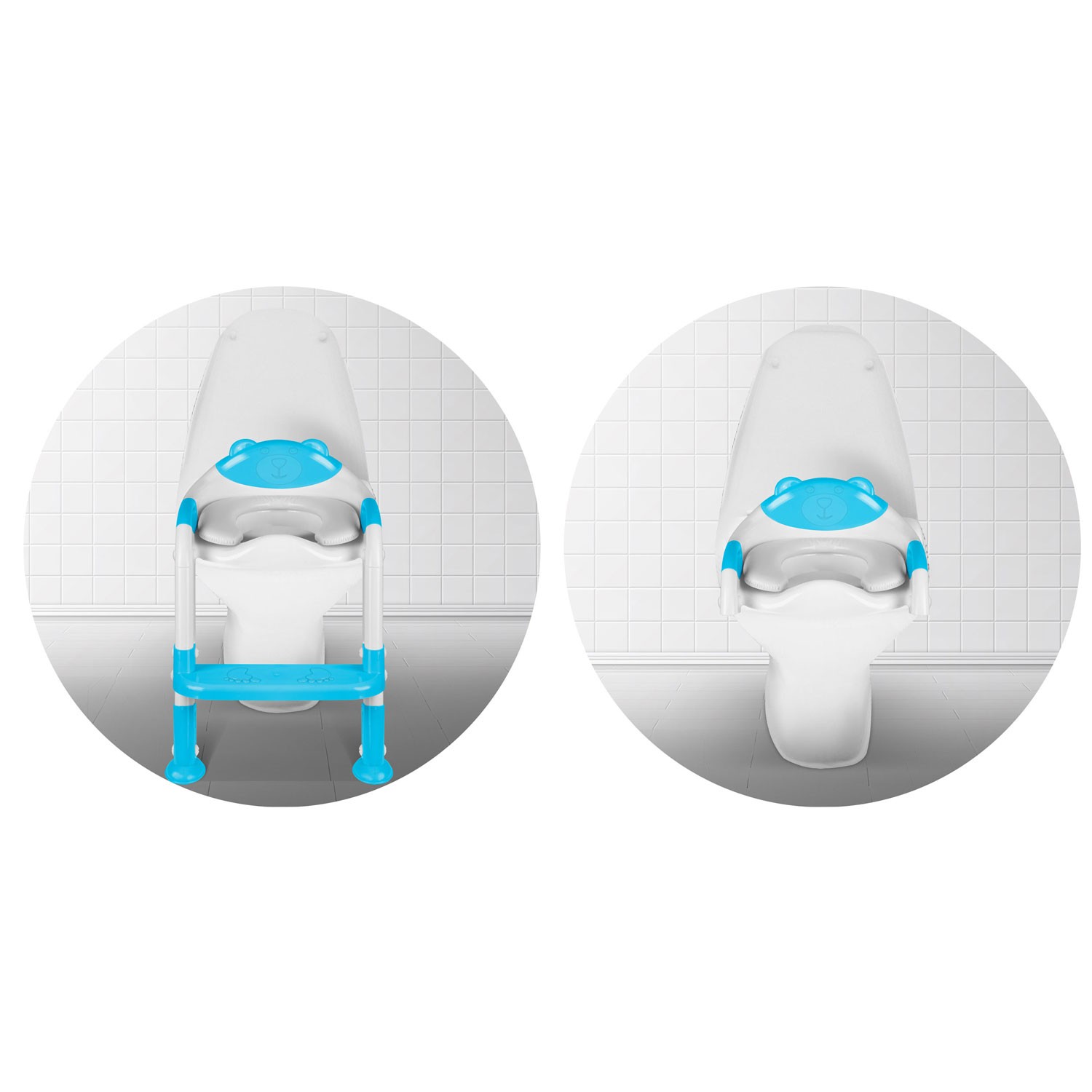 Ricokids 729200 karukujuline tualettpoti kate redeliga, sinine - Image 11