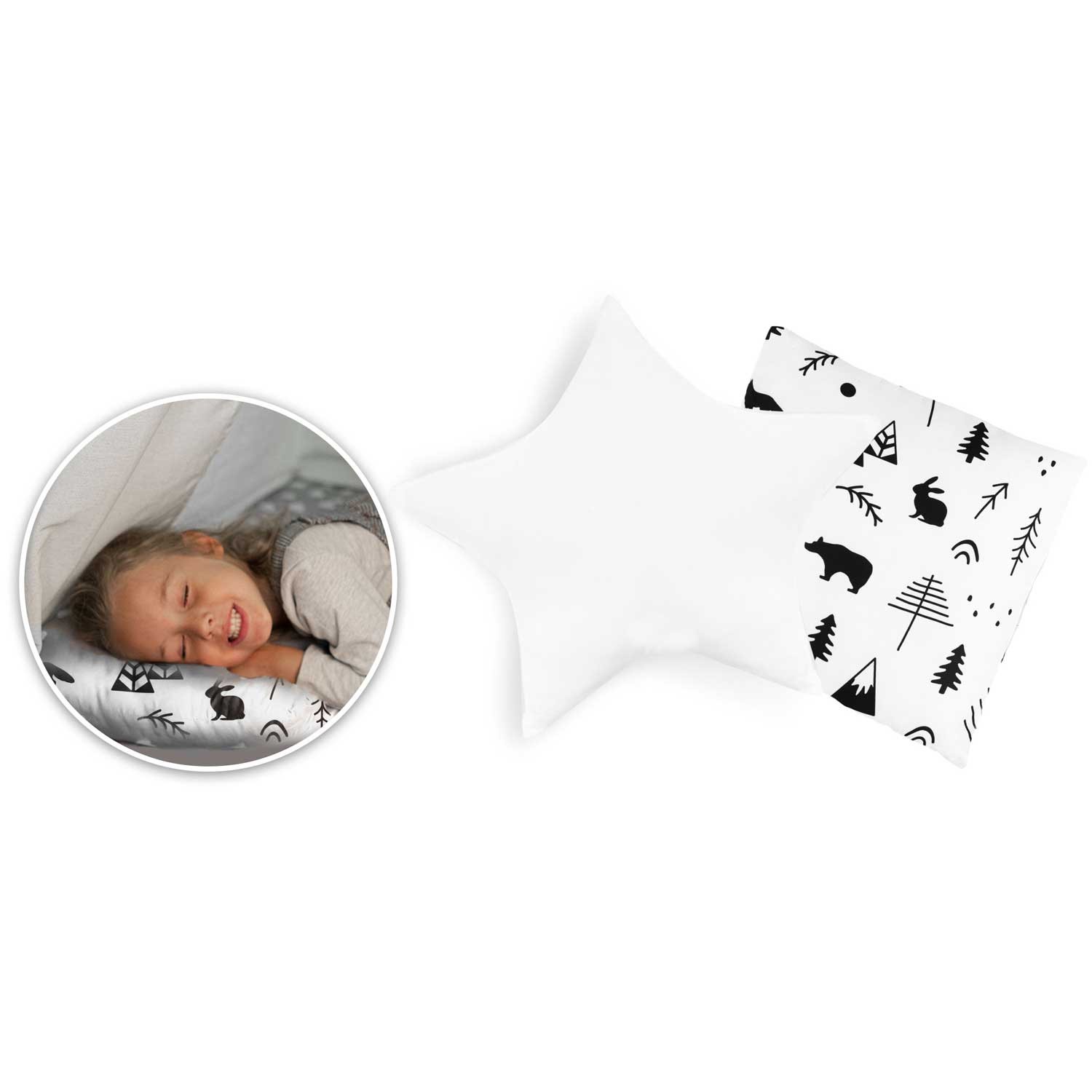 Lastemaja telk lambiga - valge - Image 12