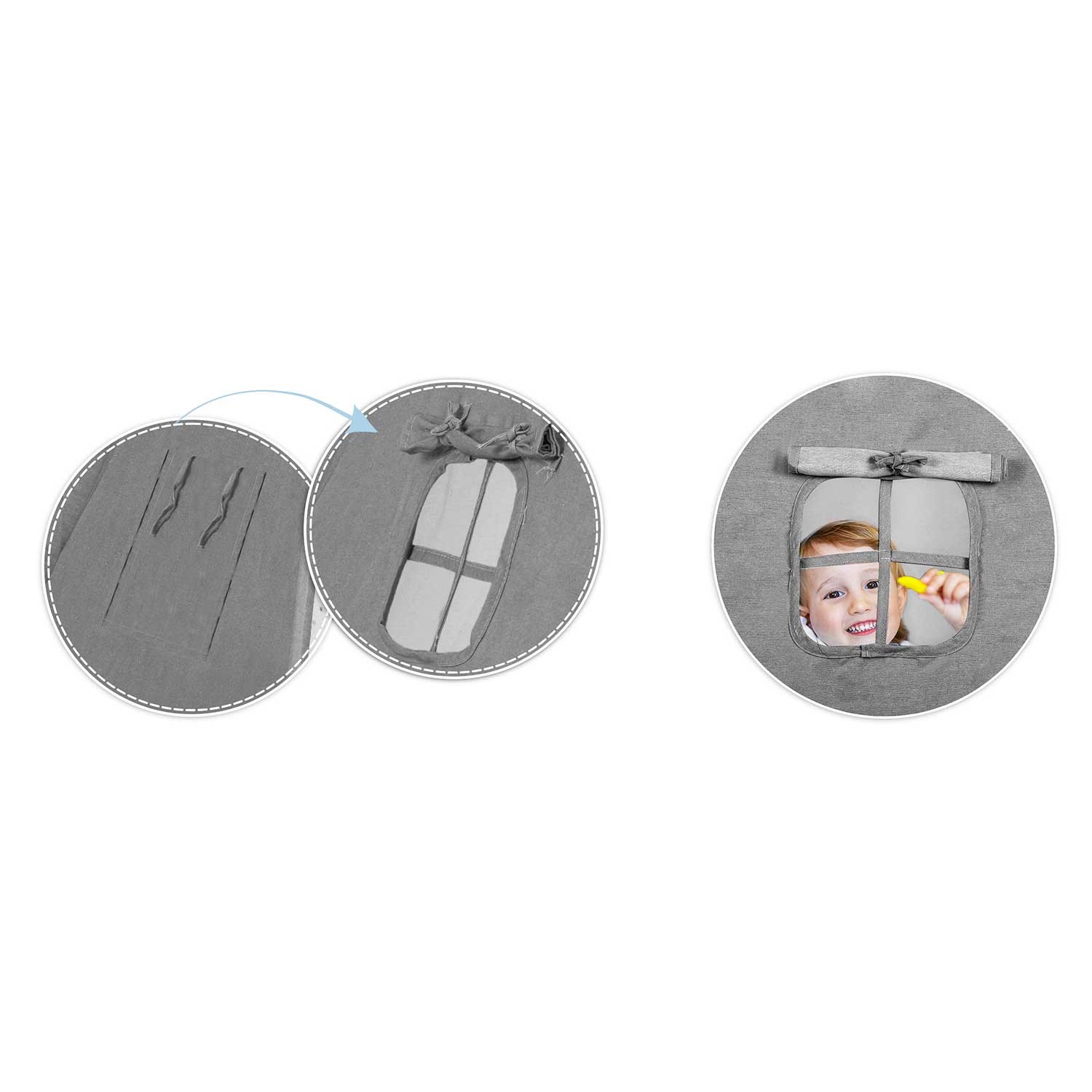 NK-406 Nukido tipi telk lastele - hall - Image 13