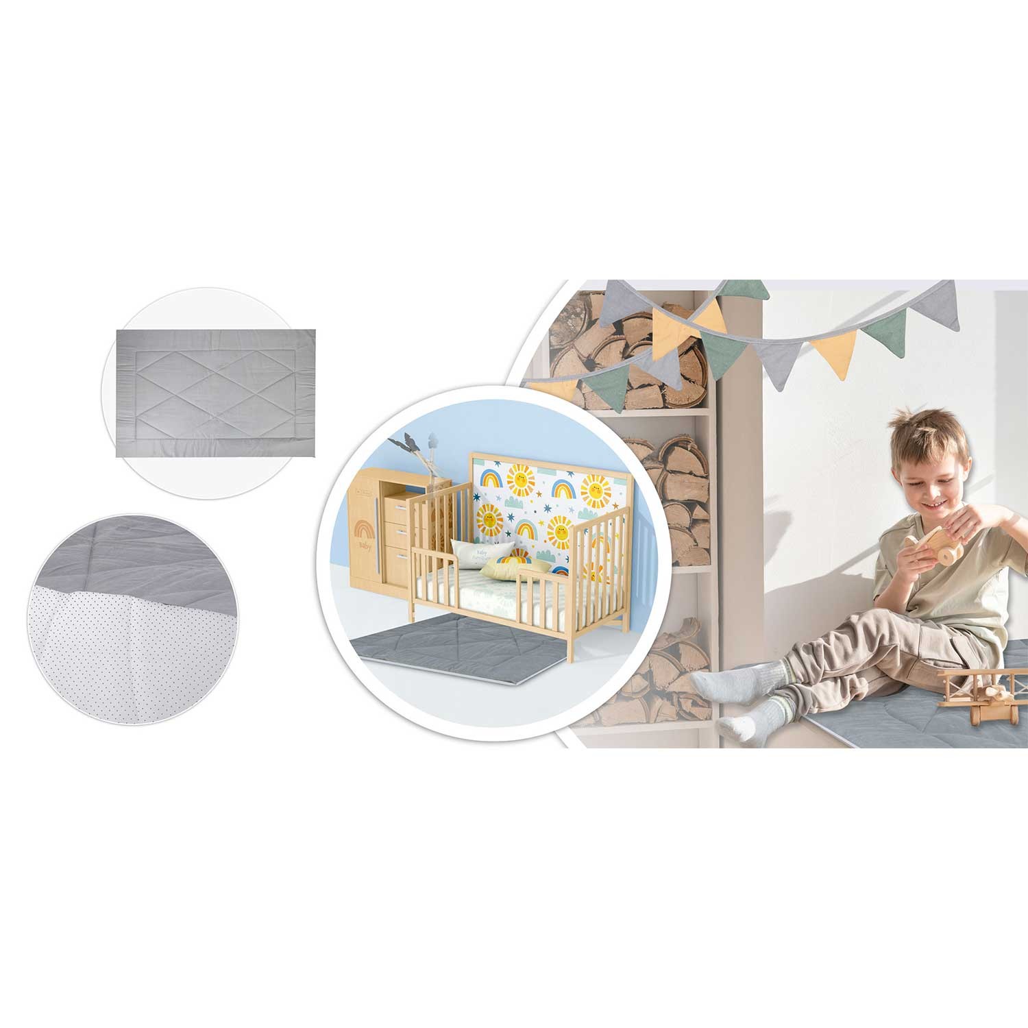 NK-406 Nukido tipi telk lastele - roheline - Image 11