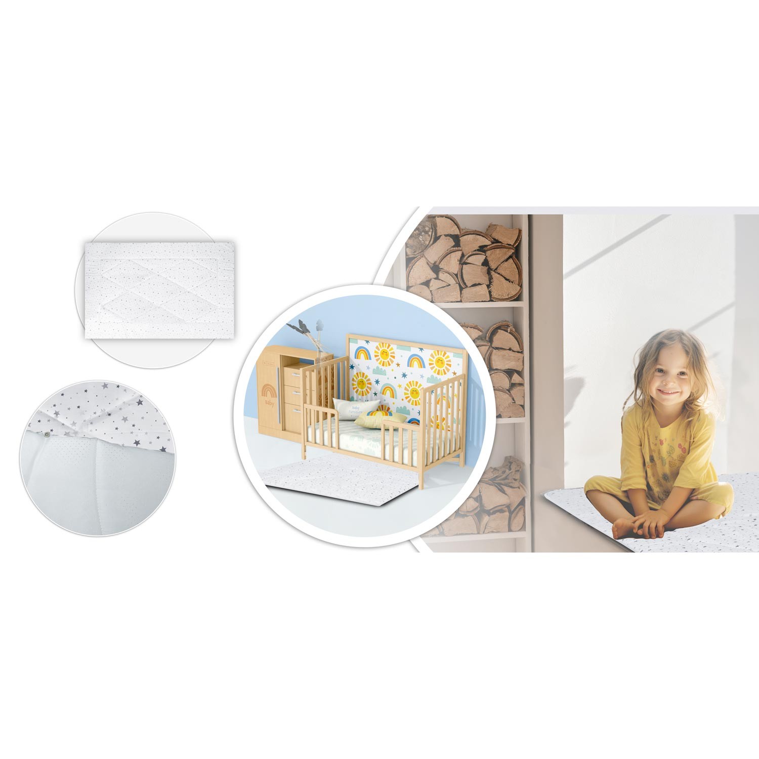 NK-406 Nukido laste tipi telk - helehall - Image 12