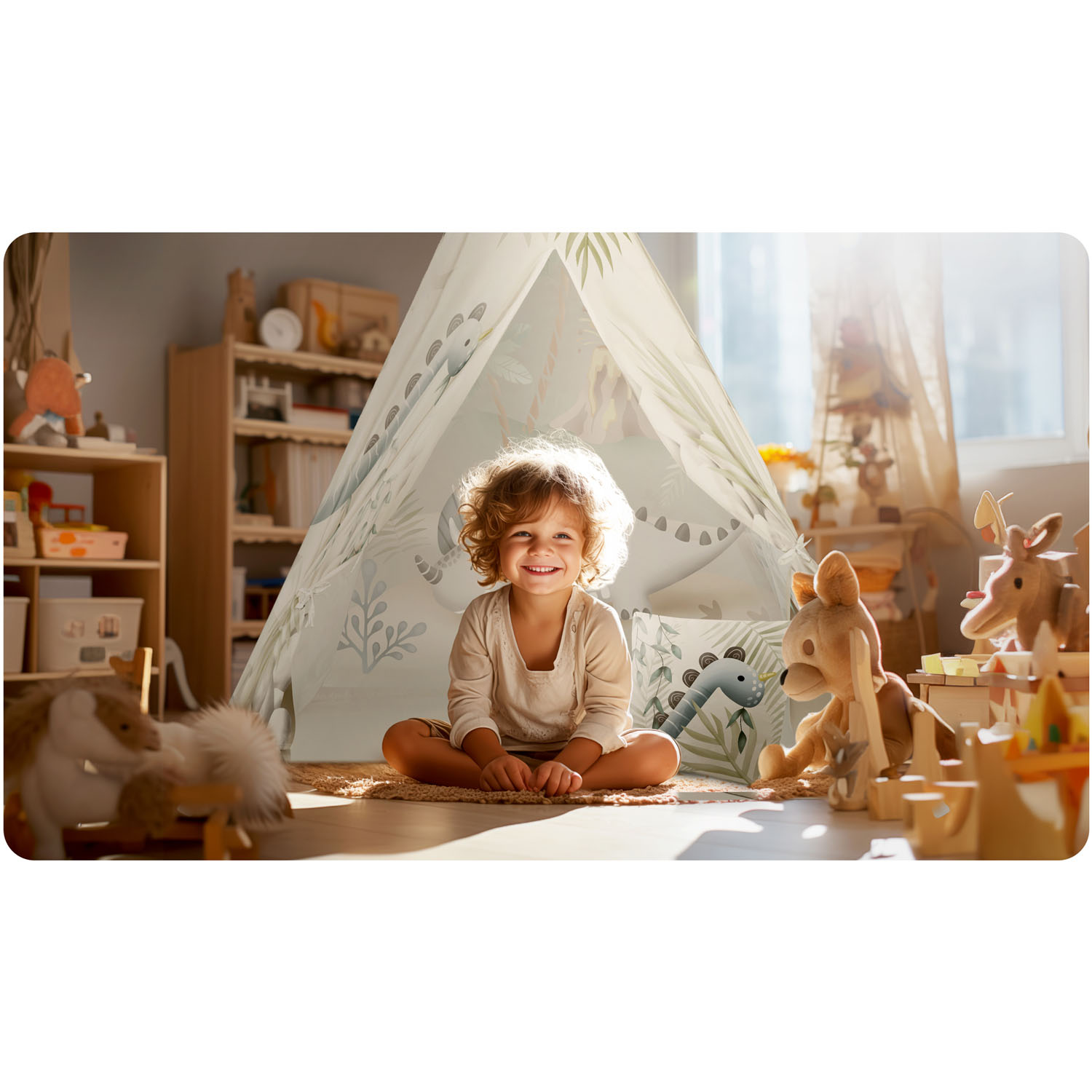 Nukido tipi telk lastele - dinosaurused - Image 8