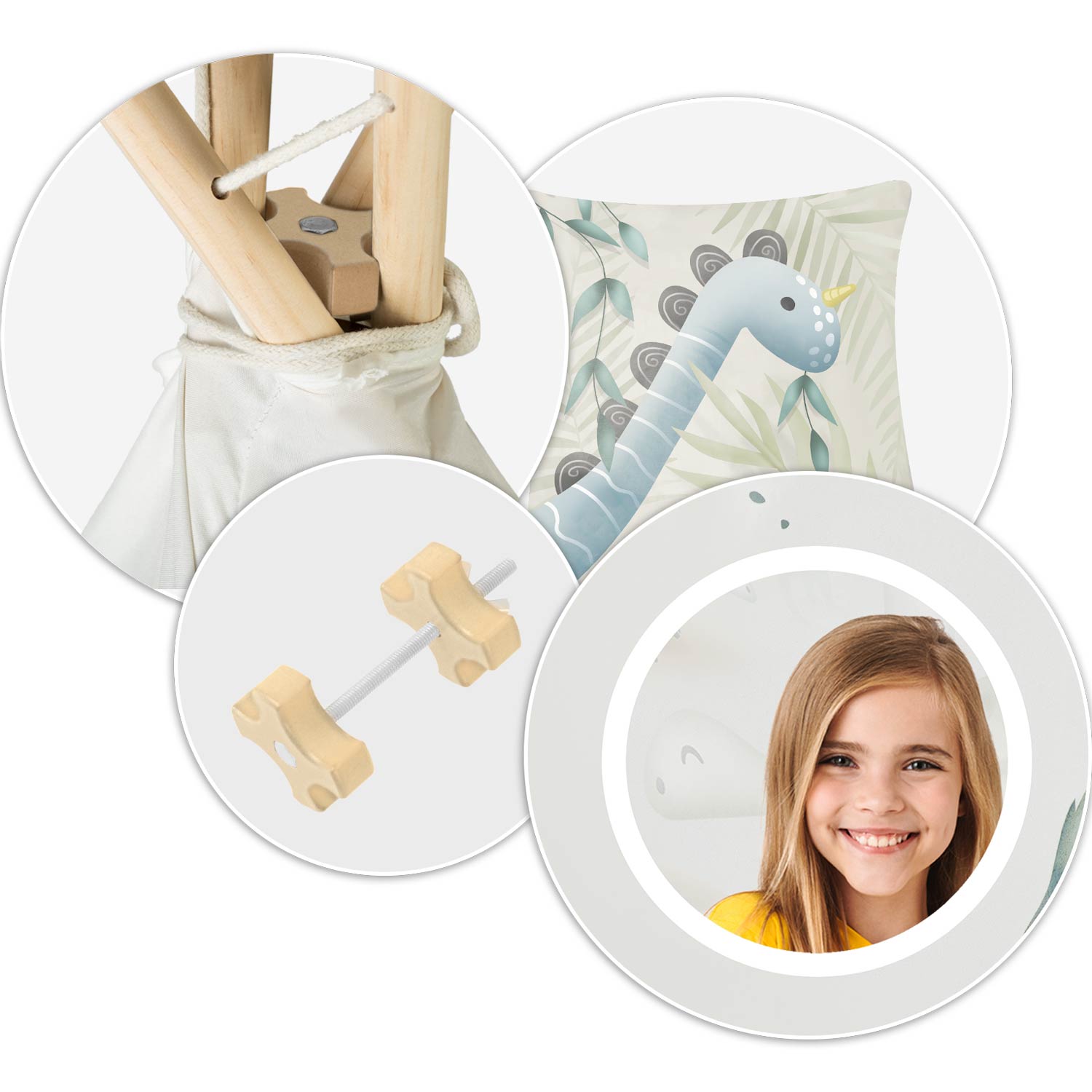 Nukido tipi telk lastele - dinosaurused - Image 12