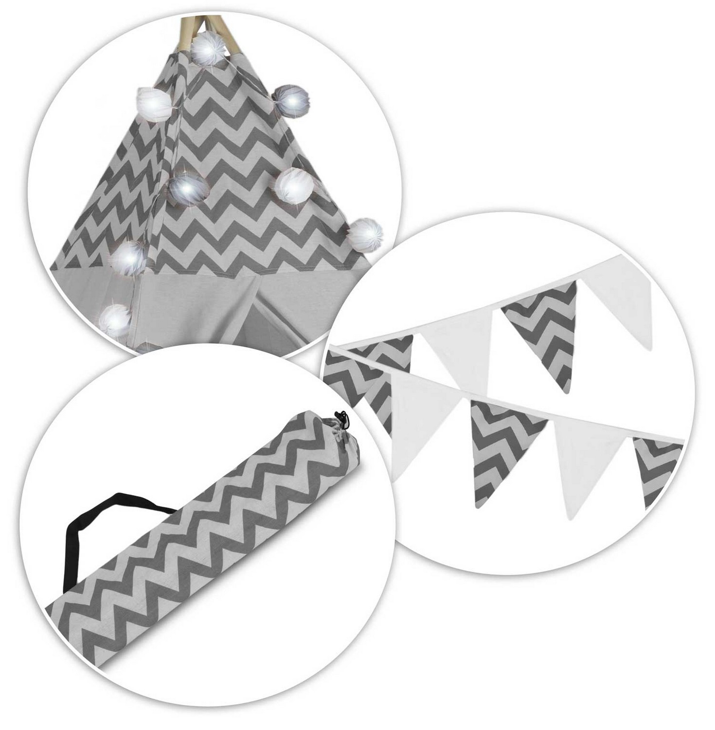 Nukido laste tipii telk tuledega - hall - Image 6