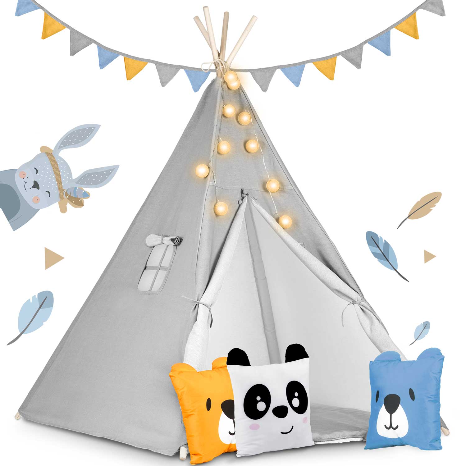 Nukido laste tipii telk tuledega - hall - Image 9