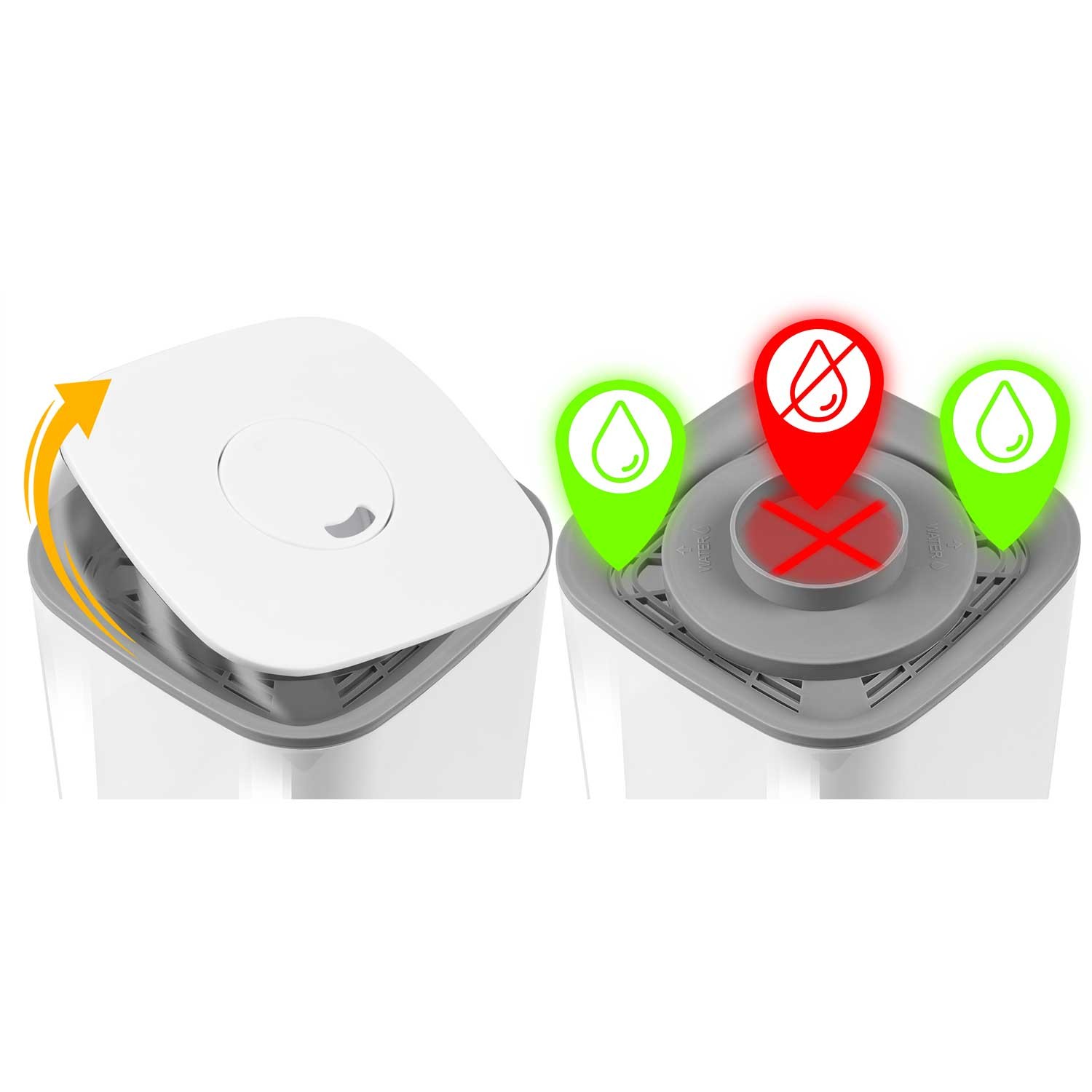 Berdsen BD-502 valge õhuniisutaja - Image 16