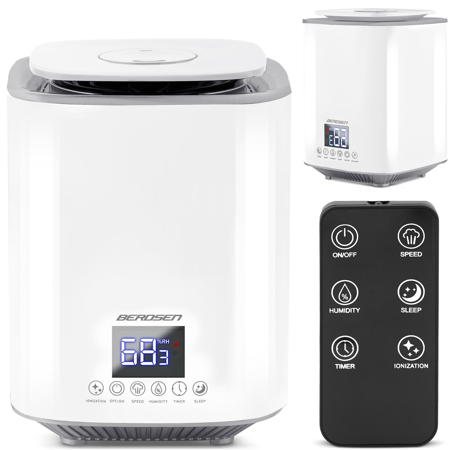 Berdsen BD-502 valge õhuniisutaja