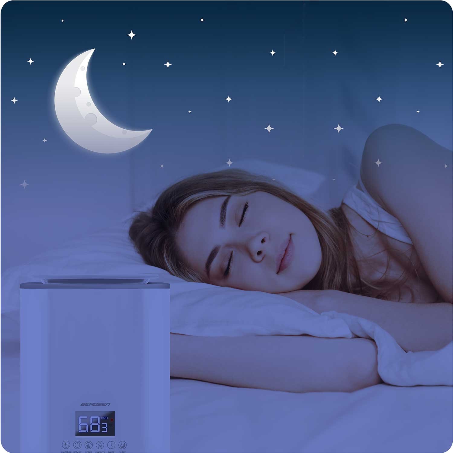 Berdsen BD-502 valge õhuniisutaja - Image 11