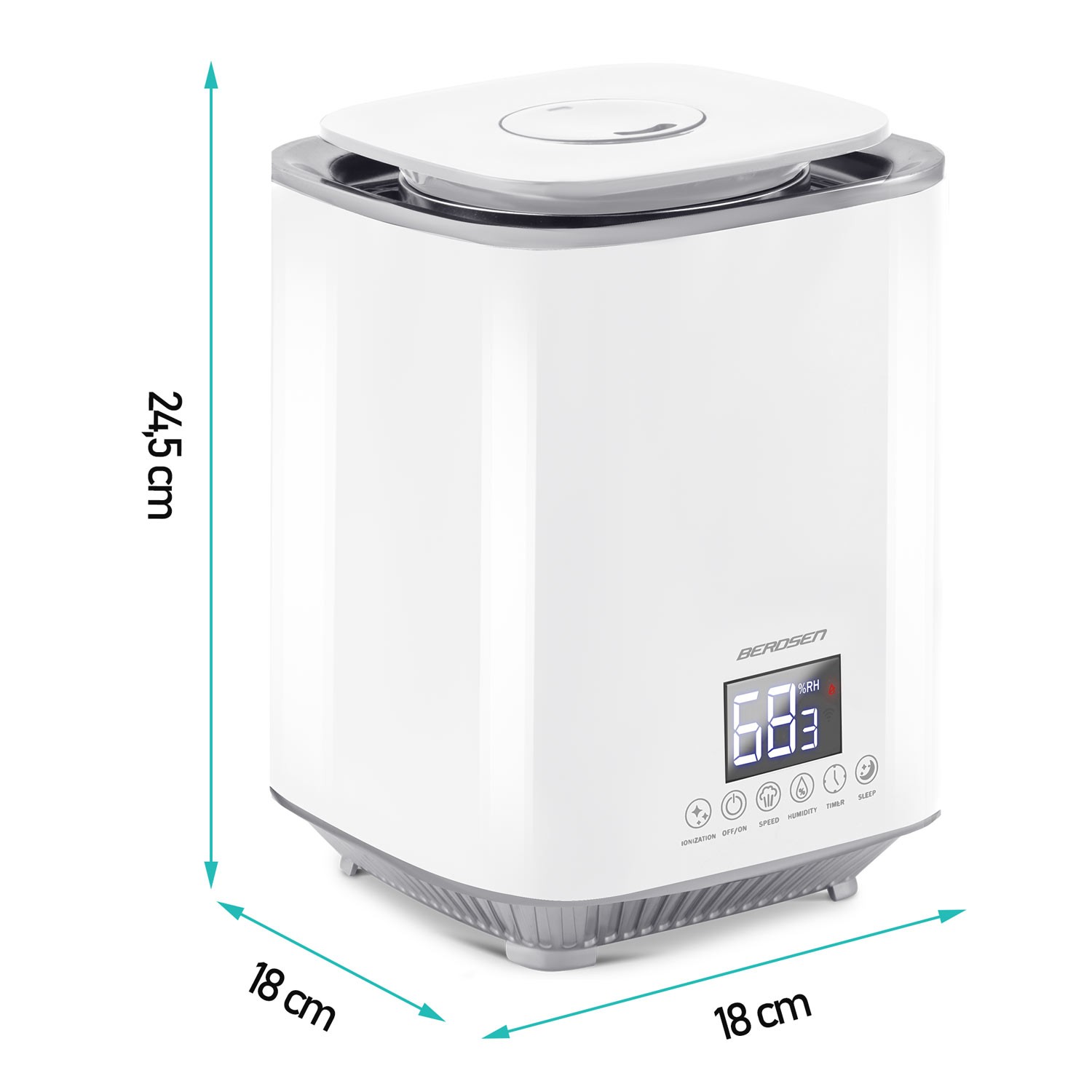 Berdsen BD-502 valge õhuniisutaja - Image 13