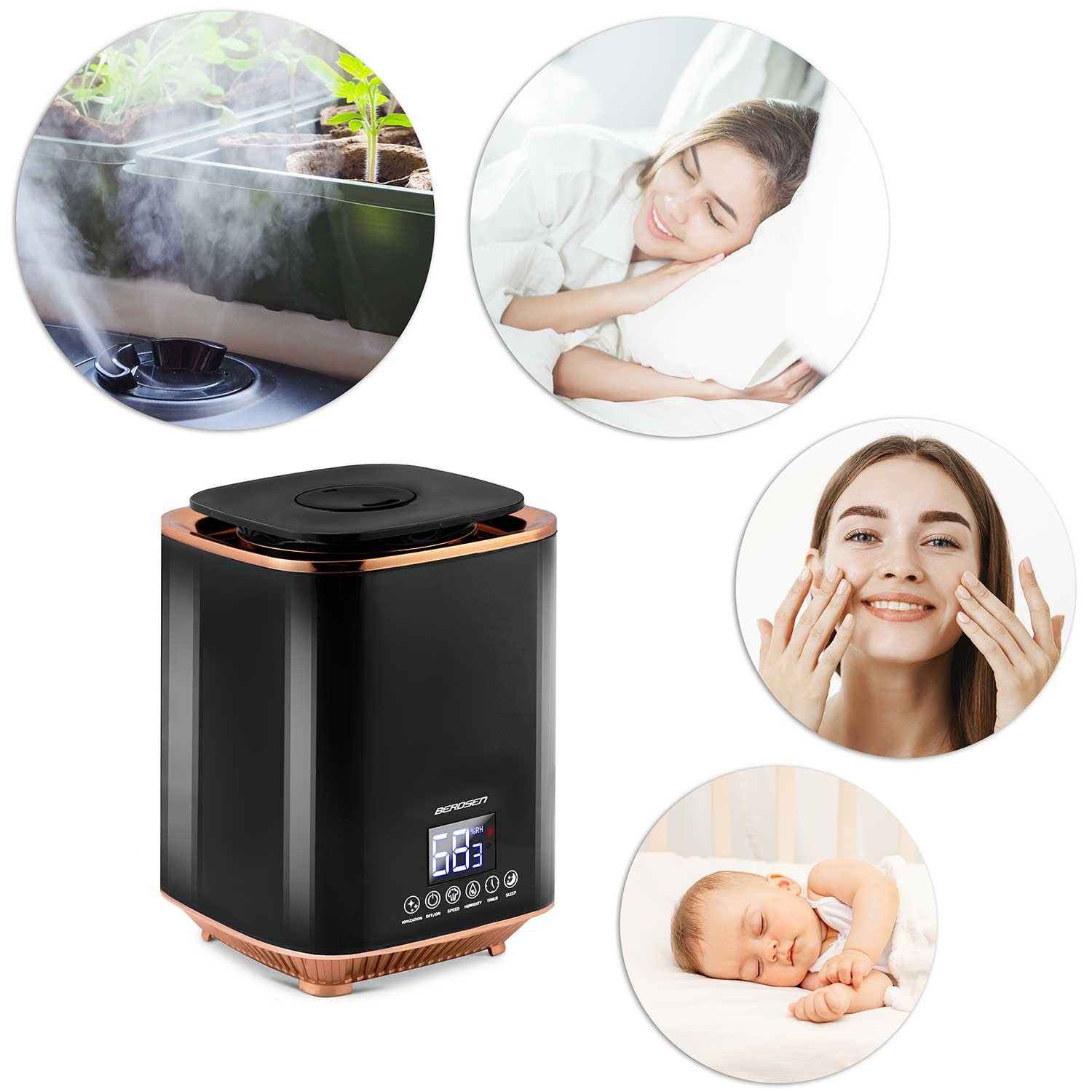 Berdsen BD-502 must õhuniisutaja - Image 15