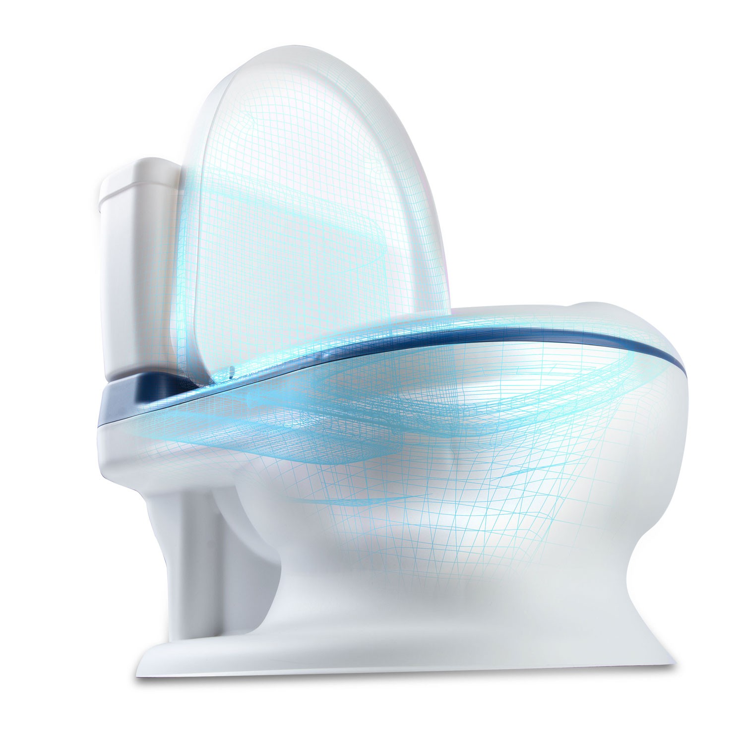 Laste pott meloodiaga RK-290 valge ja sinine - Image 5