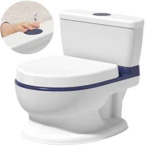 Laste pott meloodiaga RK-290 valge ja sinine