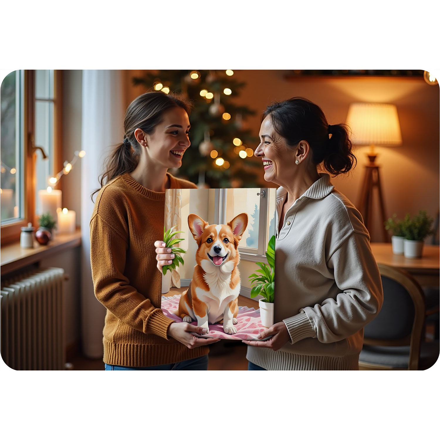 Maali numbri järgi pilt 40x50 cm Massido Corgi koer - Image 7