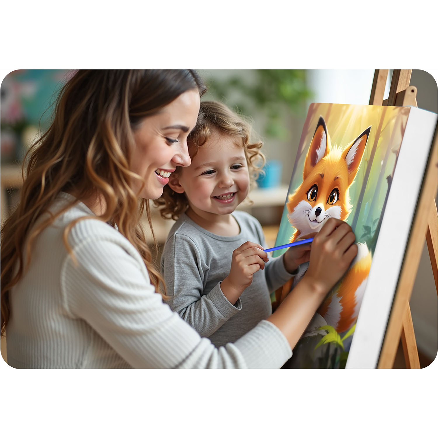 Maalitav pilt numbrite järgi 40x50 cm Massido Lisek - Image 7