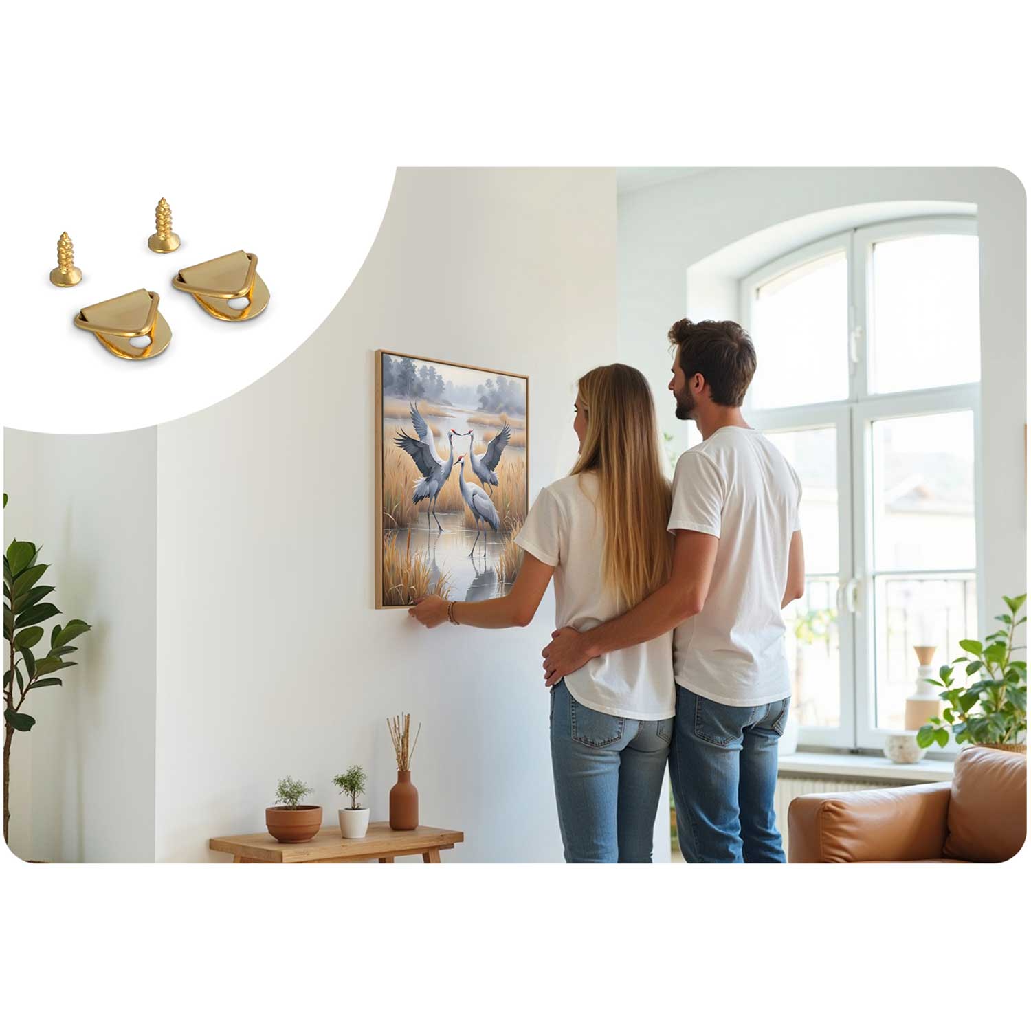 Maalitav pilt numbri järgi 40x50 cm Massido Cranes - Image 11