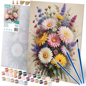 Maalitav pilt numbrite järgi 40x50 cm Massido Flowers