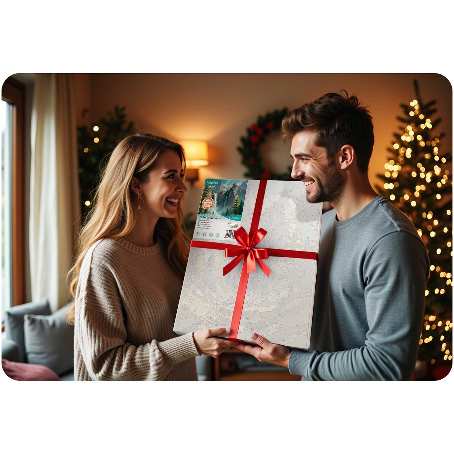 Maalipilt numbrite järgi 40x50 cm Massido mägimaastik - Image 8