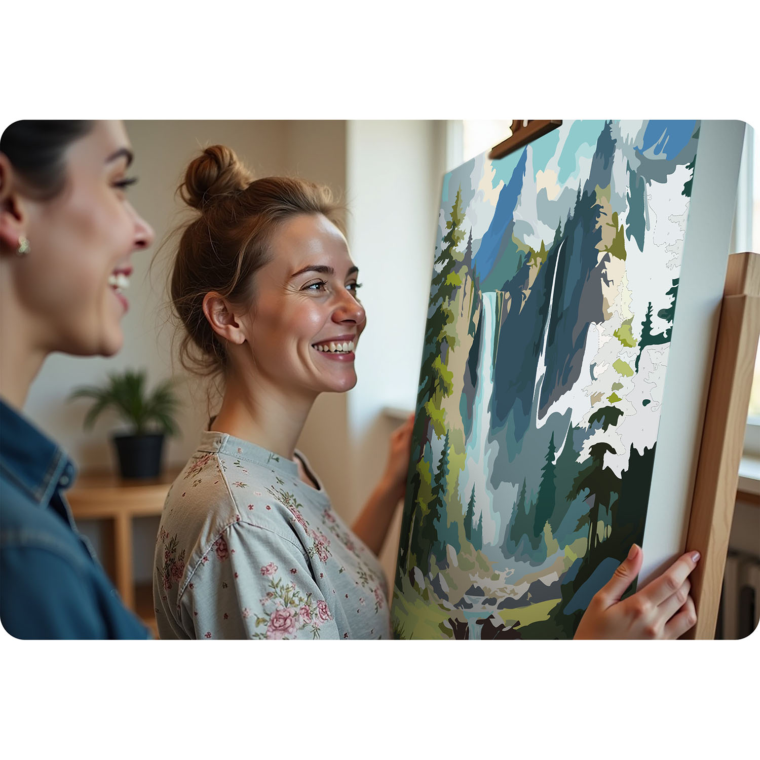 Maalipilt numbrite järgi 40x50 cm Massido mägimaastik - Image 5