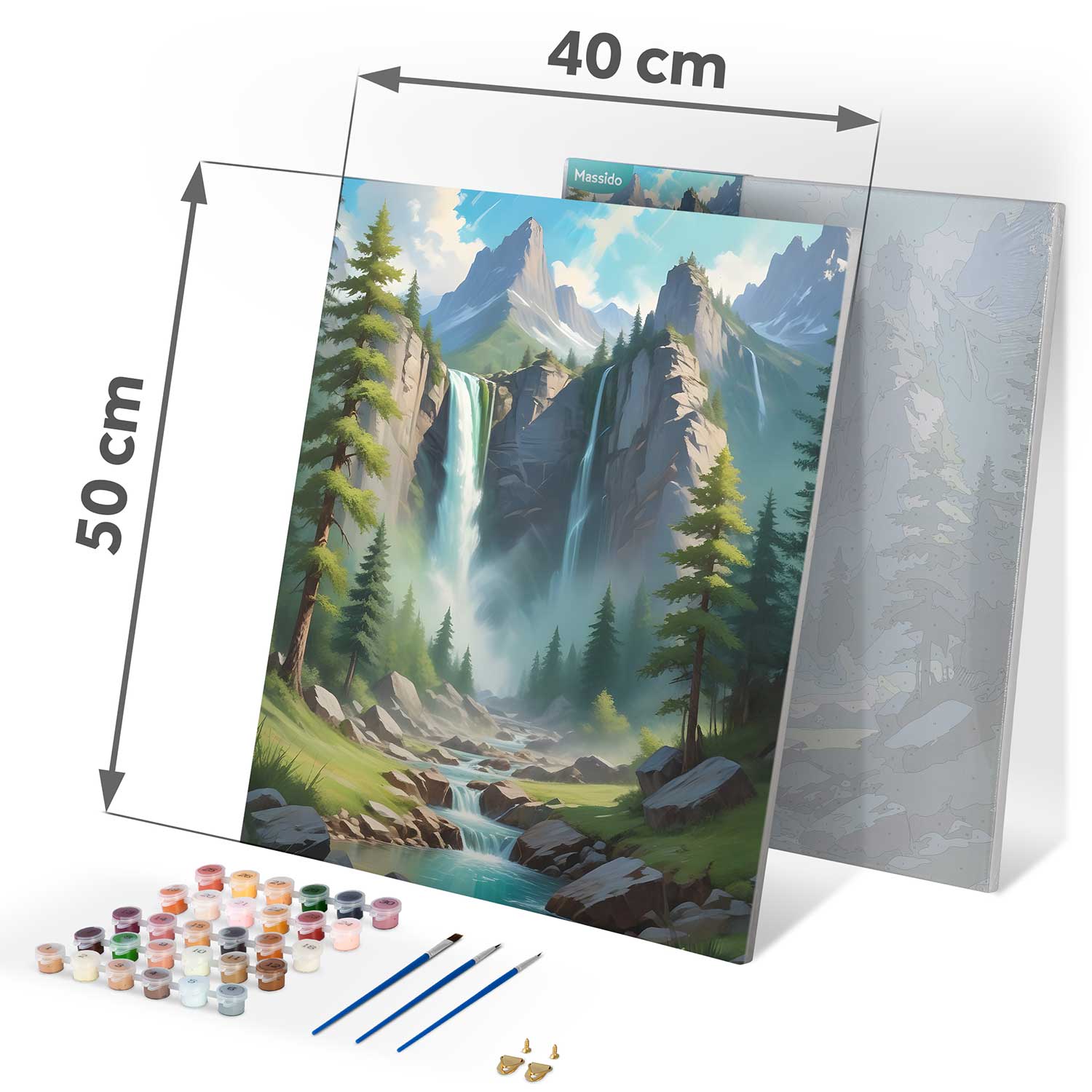 Maalipilt numbrite järgi 40x50 cm Massido mägimaastik - Image 4