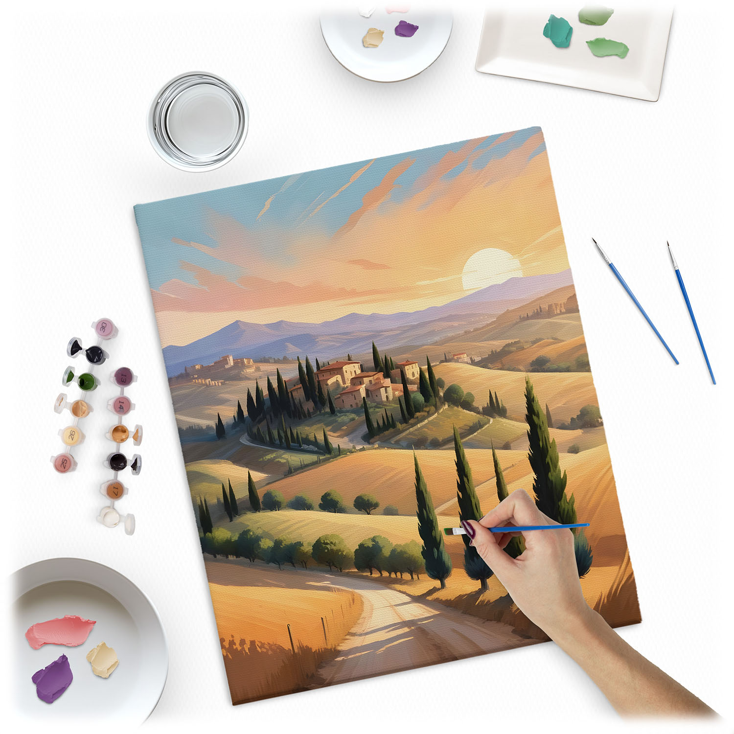 Maali numbrite järgi pilt 40x50 cm Massido Landscape - Image 2