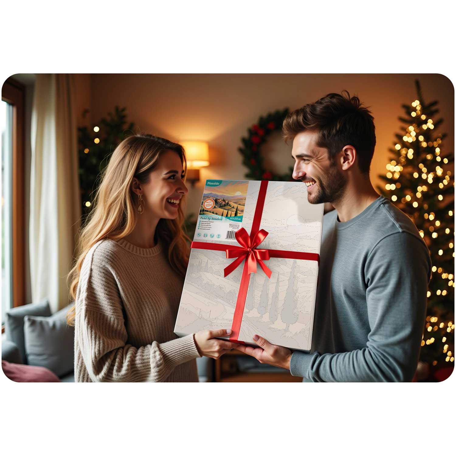 Maali numbrite järgi pilt 40x50 cm Massido Landscape - Image 9