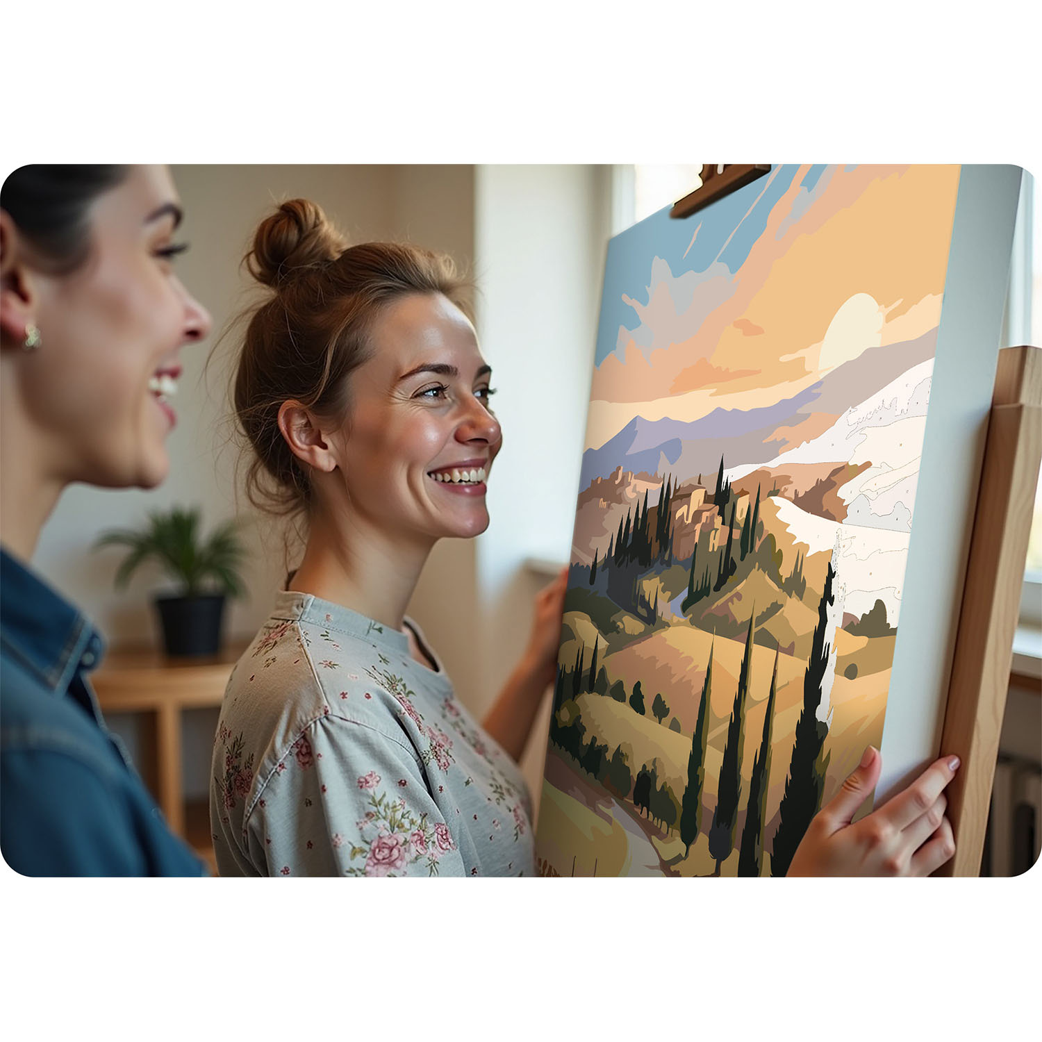 Maali numbrite järgi pilt 40x50 cm Massido Landscape - Image 7