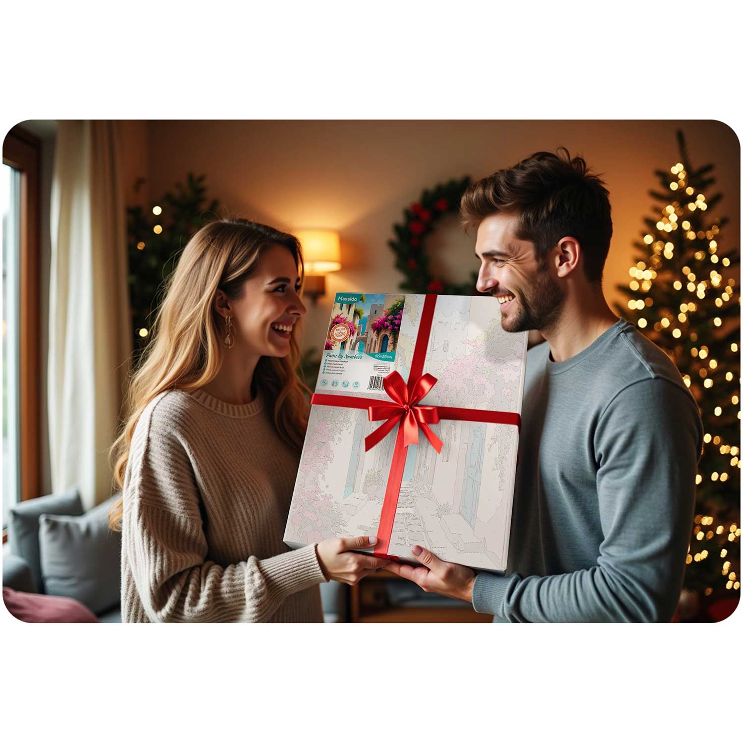 Maalitav pilt numbrite järgi 40x50 cm Massido Cityscape - Image 8