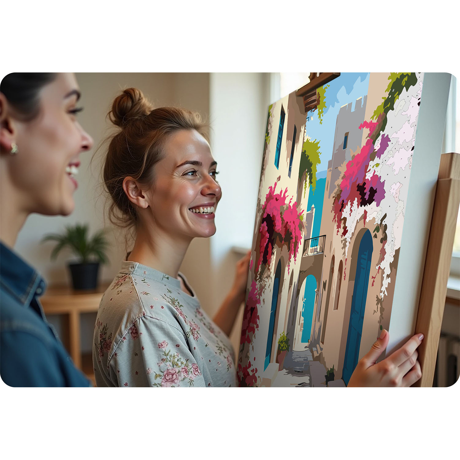 Maalitav pilt numbrite järgi 40x50 cm Massido Cityscape - Image 5