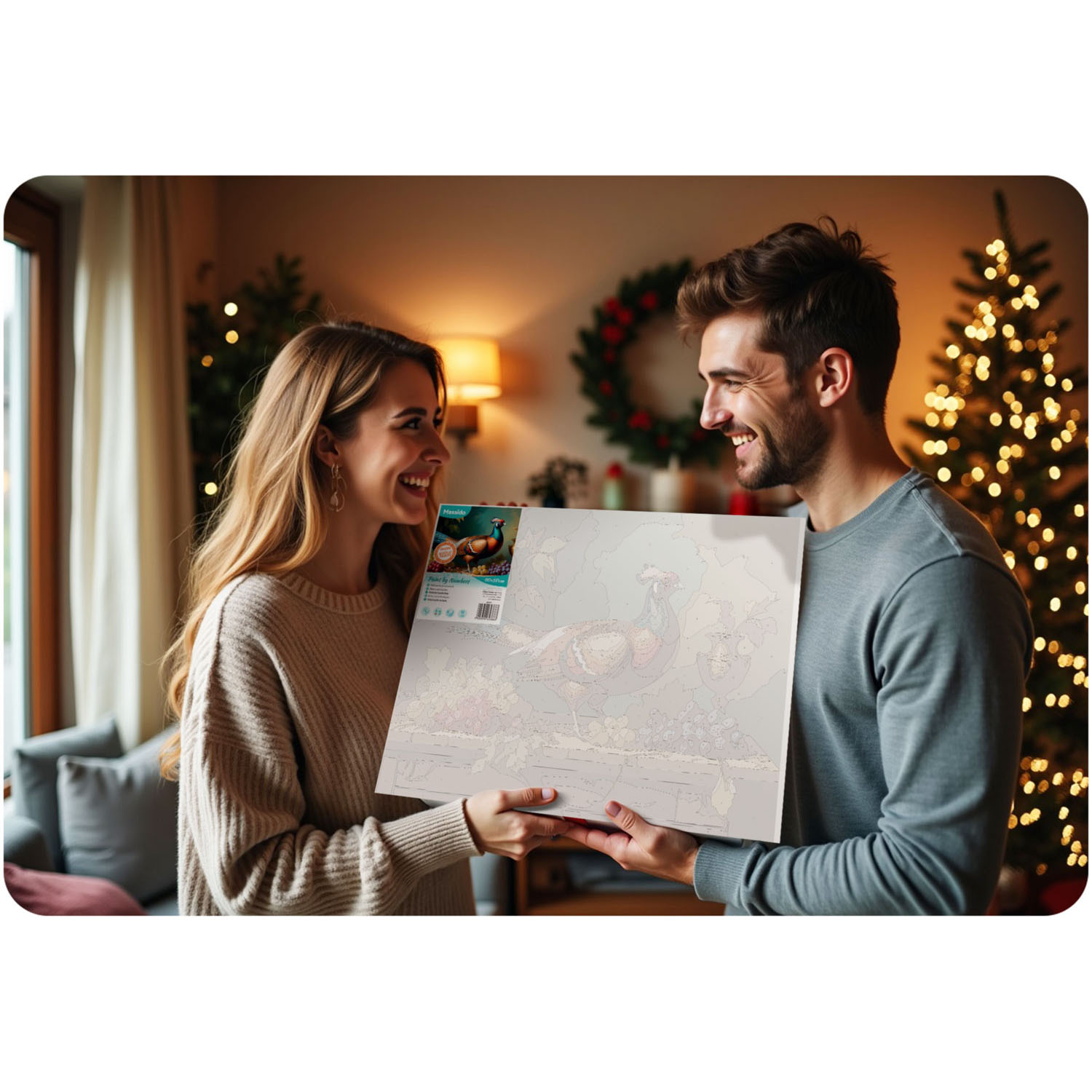 Maalitav pilt numbri järgi 40x50 cm Massido faasan - Image 9