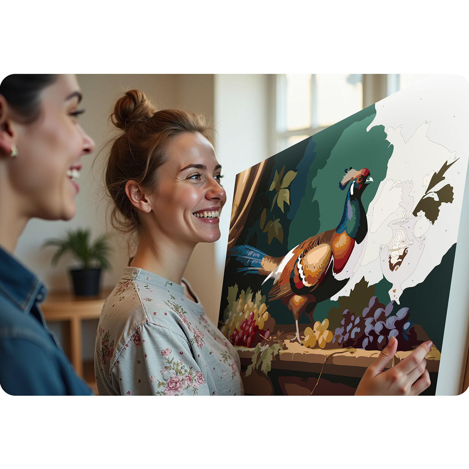 Maalitav pilt numbri järgi 40x50 cm Massido faasan - Image 6