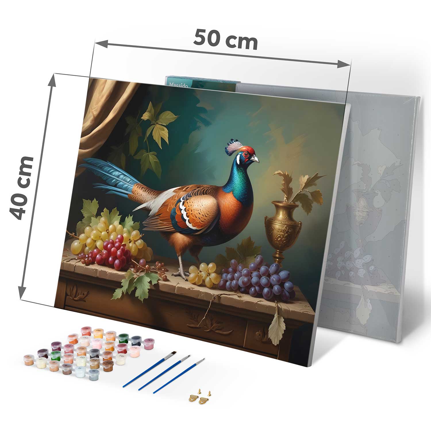 Maalitav pilt numbri järgi 40x50 cm Massido faasan - Image 4