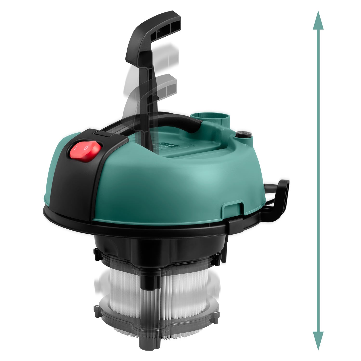 Tööstuslik tolmuimeja 20L 1200W HM-400 - Image 5