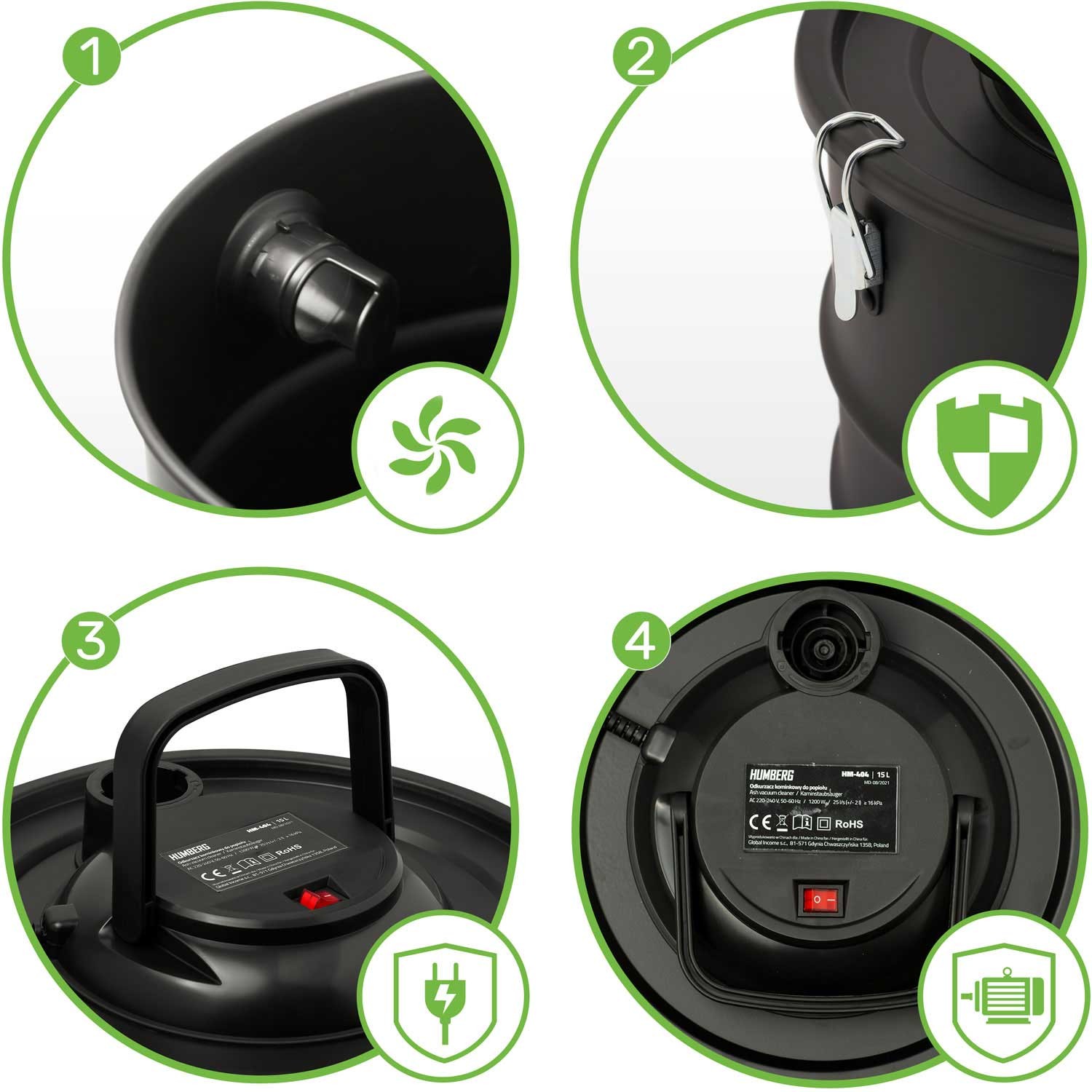 Kamina tuhaimeja 15L 1200W HM-404 - Image 12